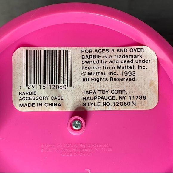 Rare Vintage 1991 Mattel Barbie Accessory Case - Picture 6 of 6